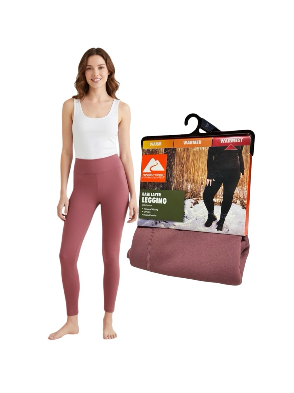 Ozark Trail Women's Wild Ginger Thermal Base Layer Leggings